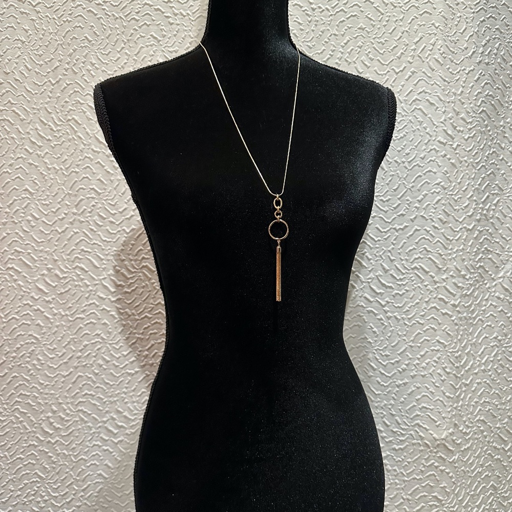BRAND NEW Talbots gold-tone drop necklace
